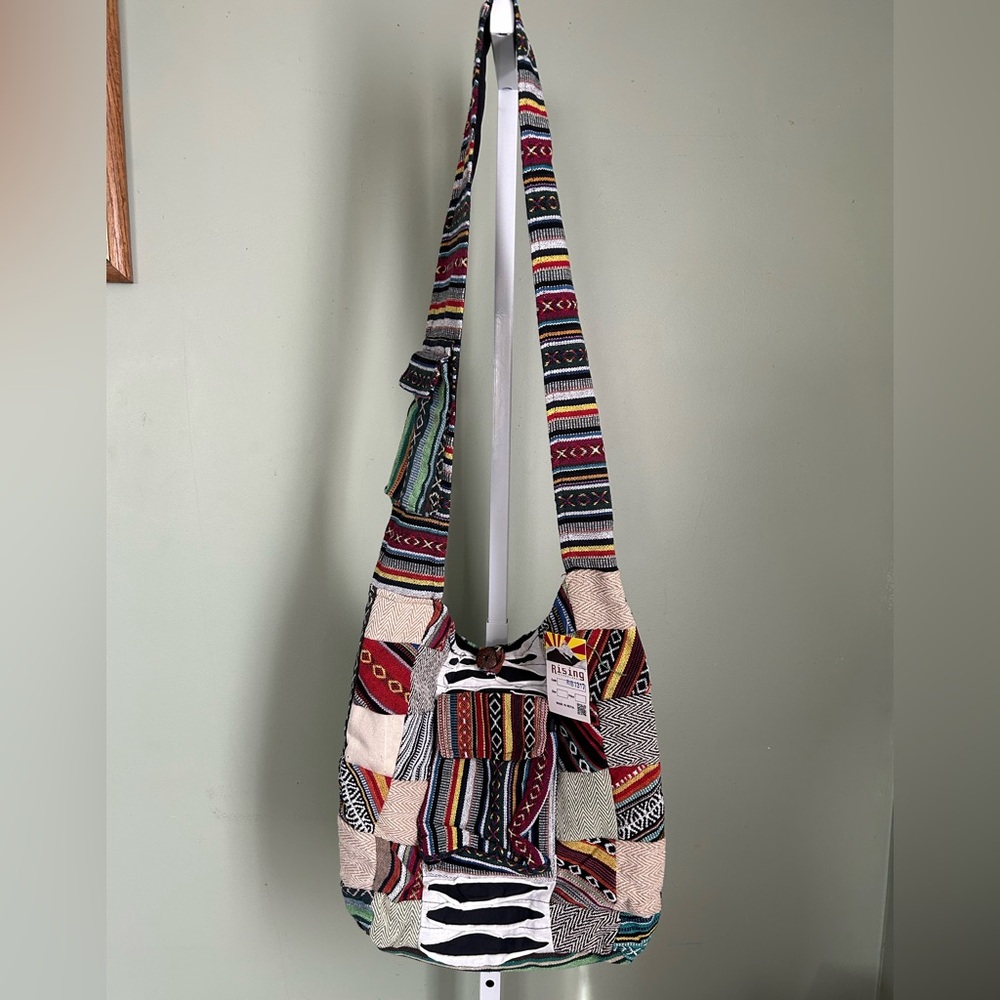 Multicolor Patchwork Shoulder Bag NWT - image 1